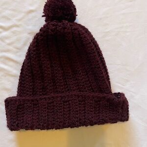 Cozy Knit Beanie - Maroon